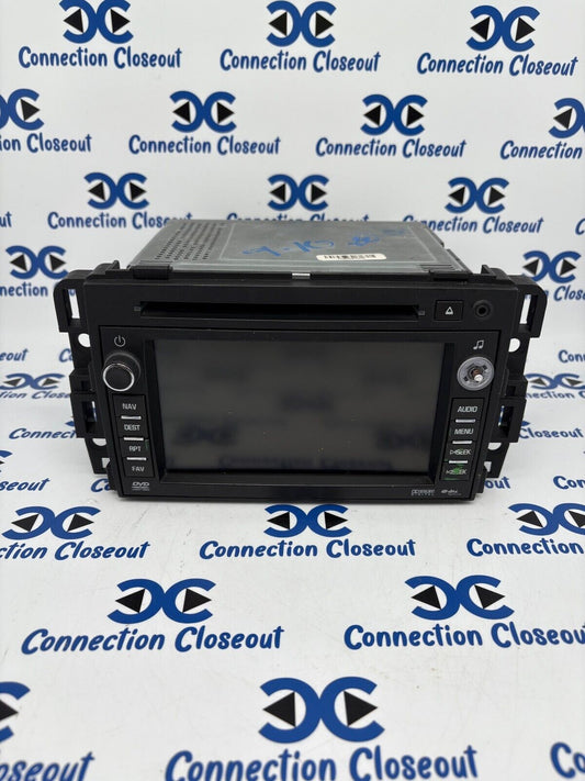 2009- 2012 Chevrolet Traverse Stereo CD Player NAV Screen Display 20789652