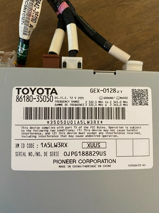 2013- 2020 TOYOTA OEM SATELLITE XM RECEIVER (86180-35050)