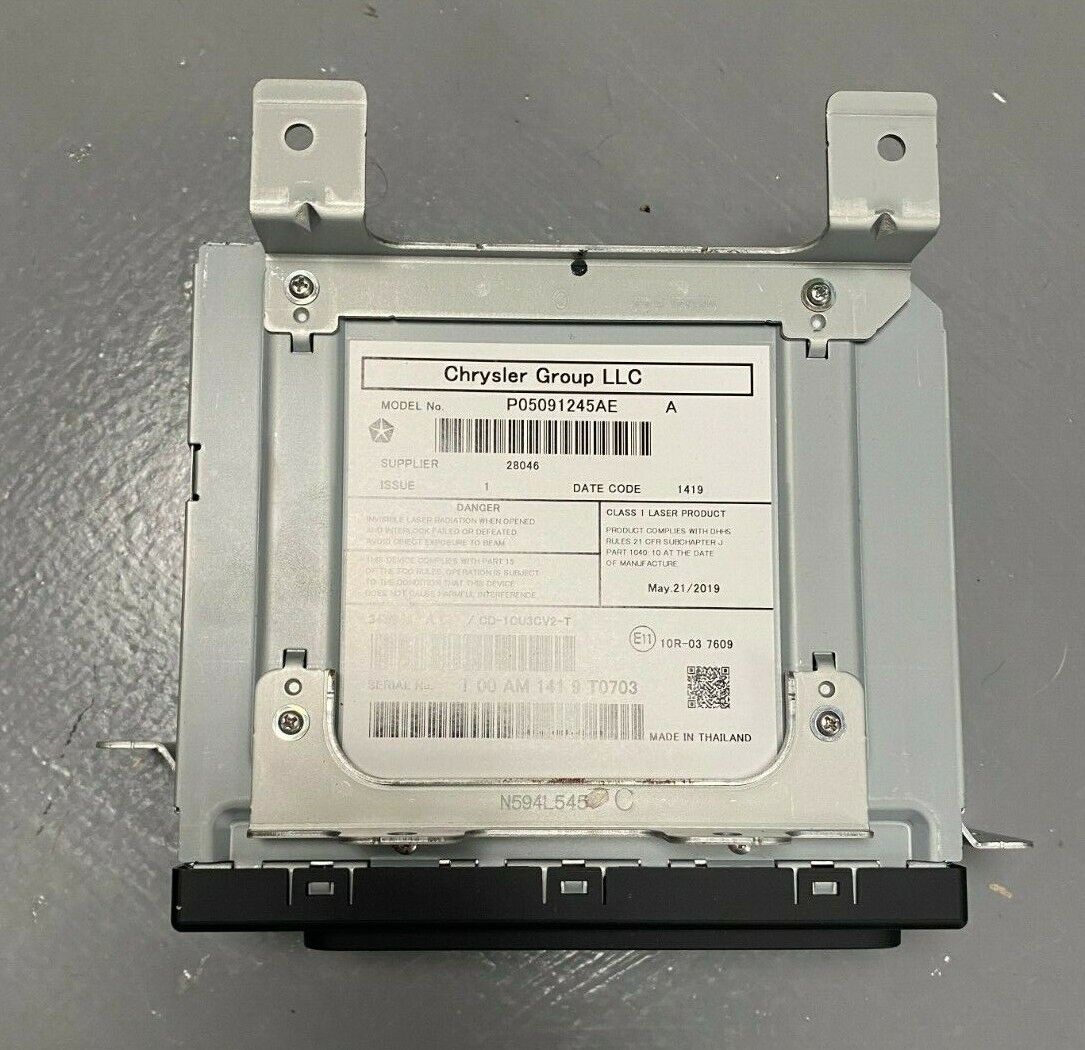 2014- 2021 Dodge Jeep Genuine MOPAR Compact CD Player (5091245AE)