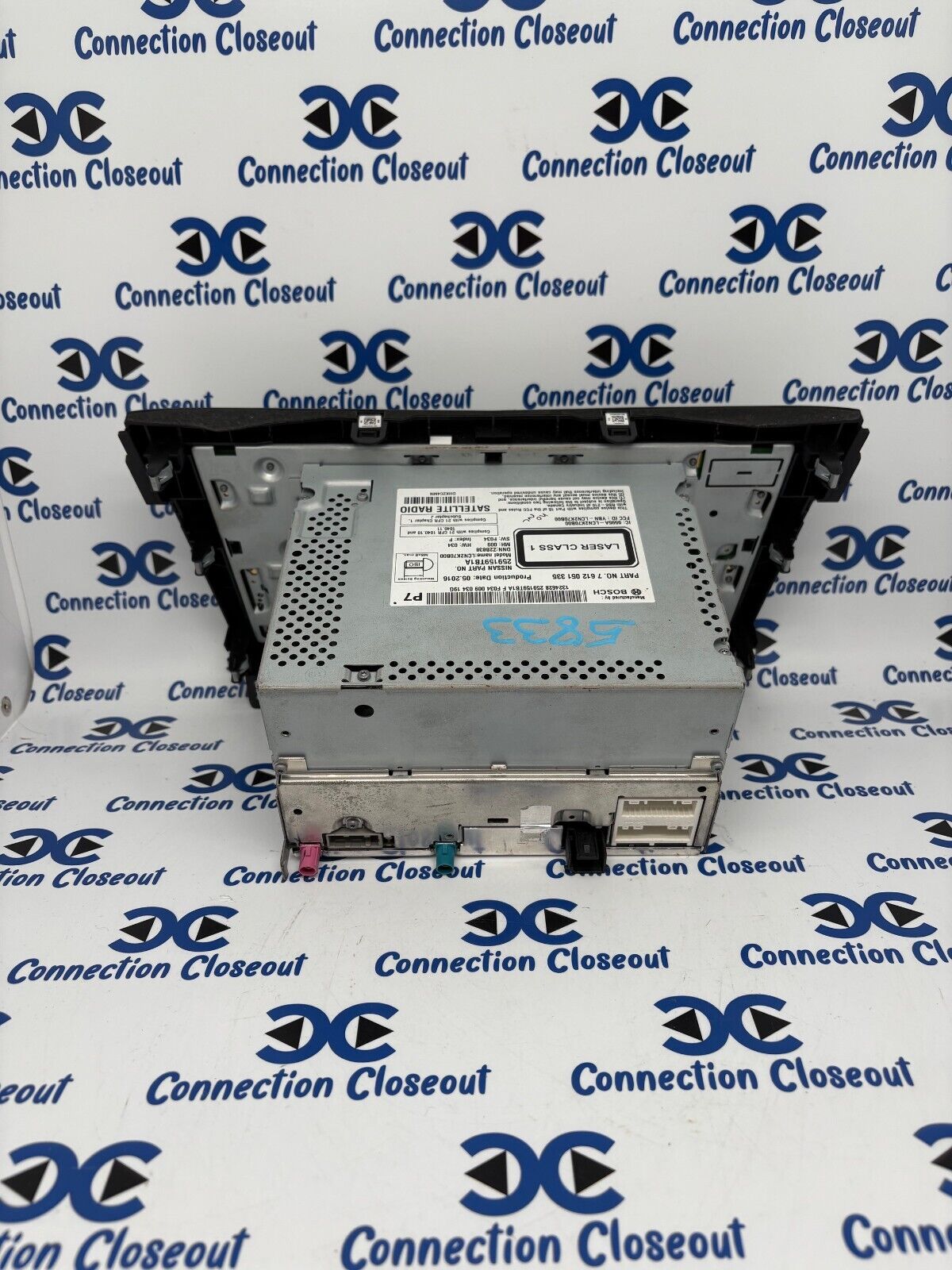 2015- 2017 Nissan Rogue RADIO AM-FM CD Navigation Touchscreen NAV 259159TB1A