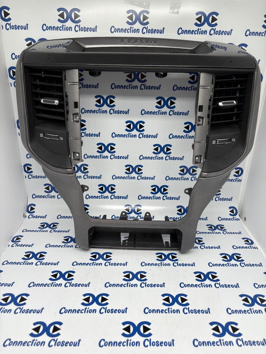 2020- 2022 RAM 1500 Genuine Mopar Instrument Panel Radio Bezel 7BT331AHAA