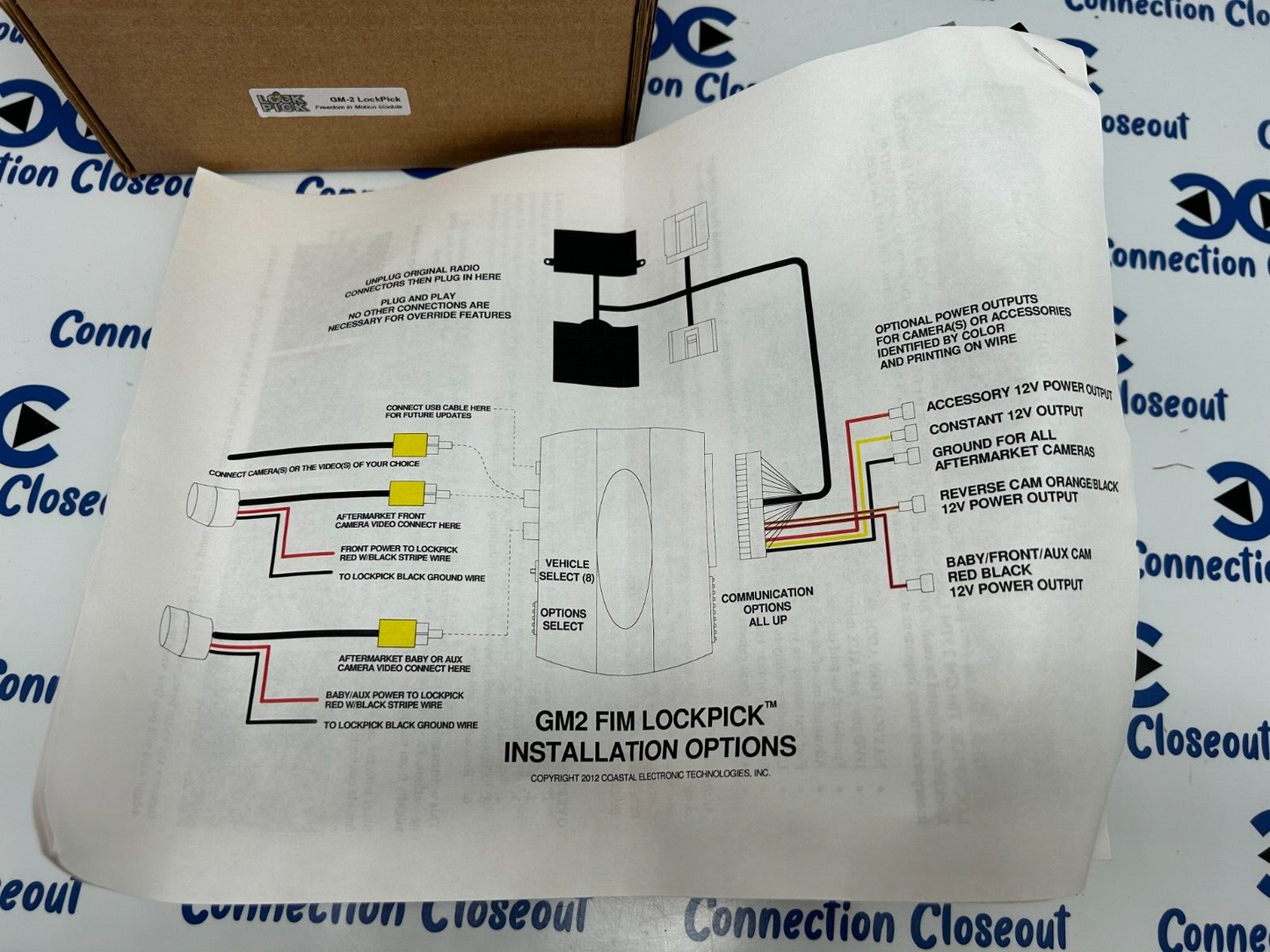 ✅ NEW! Coastal Electronic GM2 LOCKPICK Harness Video-In-Motion 2012- 2014 GMC