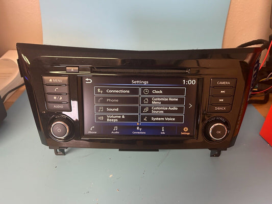 2022 Nissan Rogue Radio Receiver Display Screen SAT Radio OEM 2591A7FJ0A
