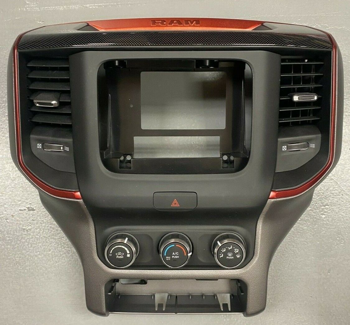 ✅ 2019- 2022 RAM 1500 2500 3500 Radio Bezel & Climate Control OEM (5YU473XRAD)