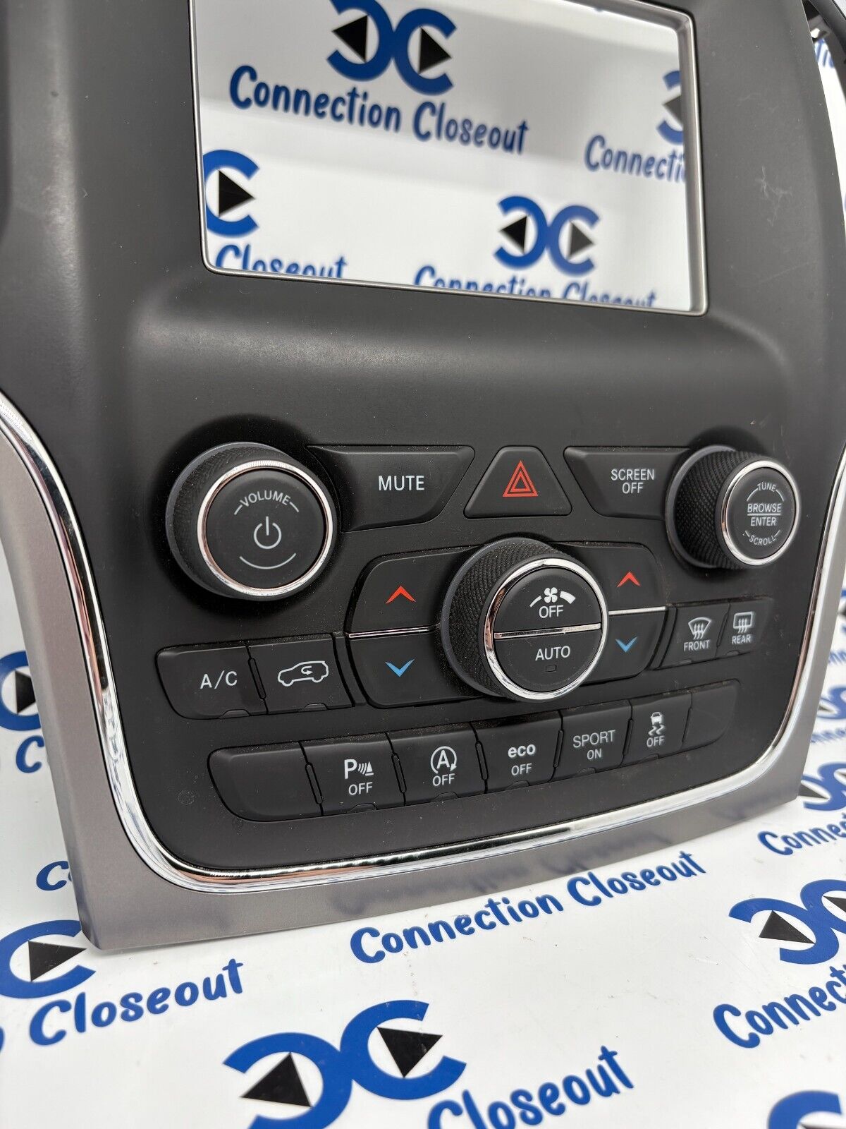 2018-2022 Jeep Grand Cherokee AC Heater Climate Control Center Stack OEM 3929AC