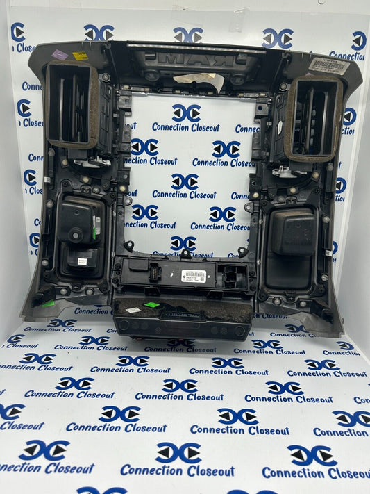 ✅ 1VY941X9AB 2013- 2020 RAM 1500 2500 3500 Radio Bezel Woodgrain/Silver Trim
