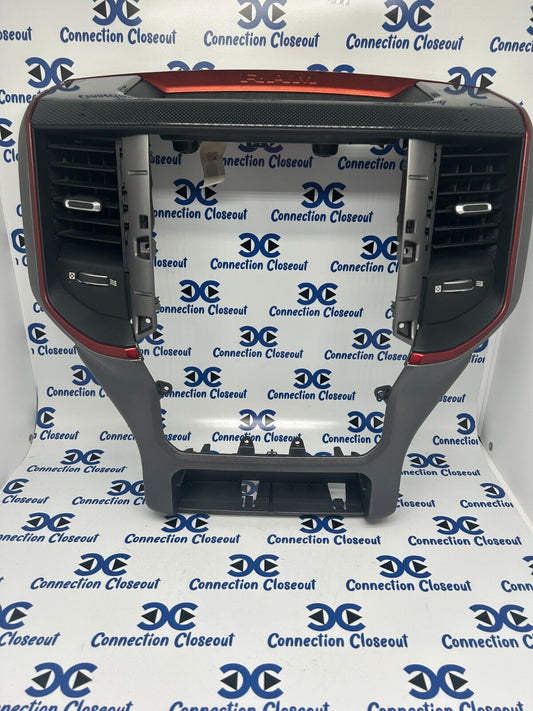 ✅ 2019- 2022 RAM 1500 Instrument Panel Radio Bezel Trim OEM 5YU473XRAF