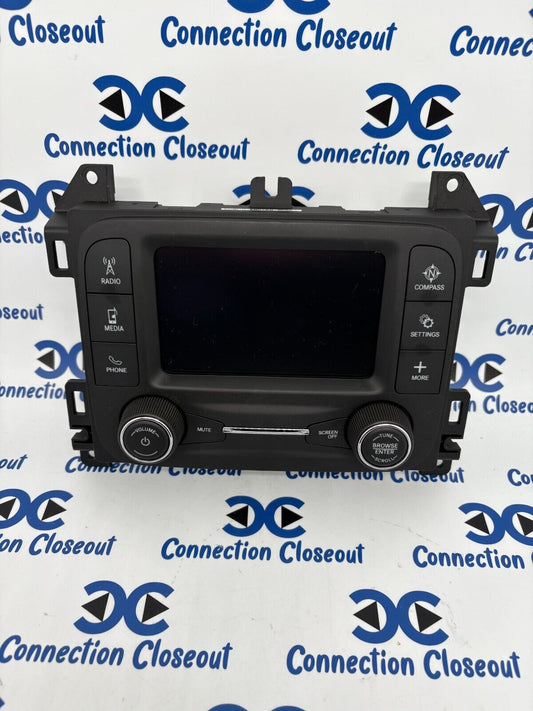 2018 - 2022 Jeep Wrangler OEM Radio Uconnect 5' Display Receiver 68297543AF
