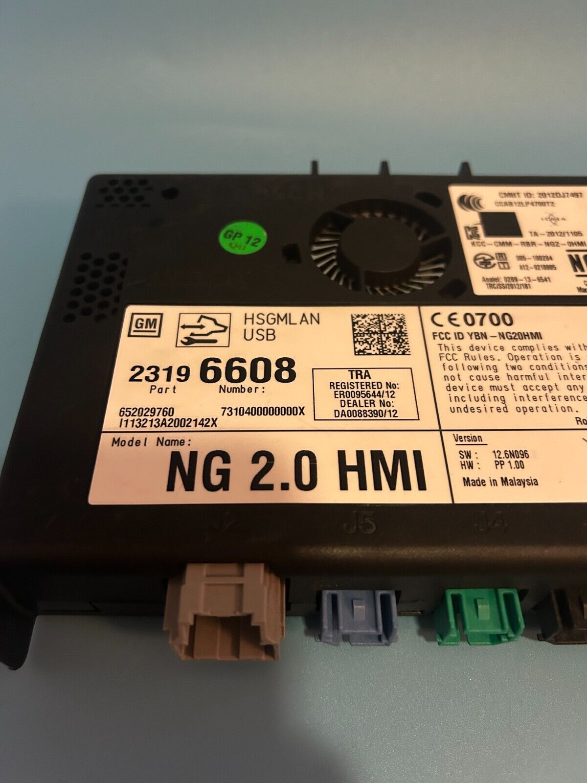 2014 Cadillac ATS Human Machine Interface Control Module OEM 23196608