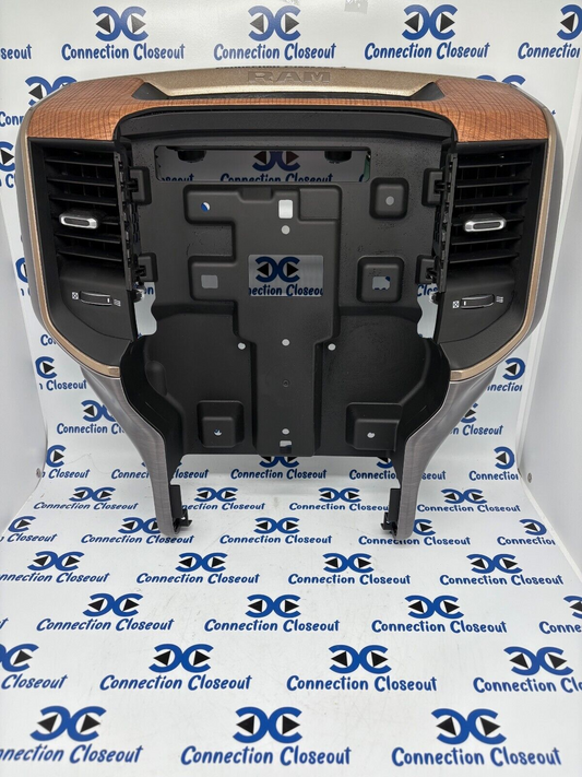 2019- 2024 RAM 1500 2500 3500 Mopar Instrument Panel 12in Radio Bezel 6EJ813XTAF