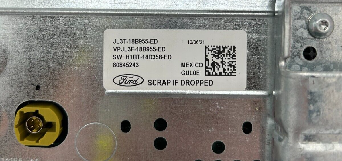 2018- 2020 Ford F-150 OEM 4in Media Info Display Screen Radio JL3T18B955ED