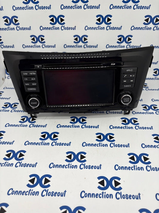2014- 2017 Nissan Rogue AM FM XM Radio CD Player NAV Receiver (259154BA0B)