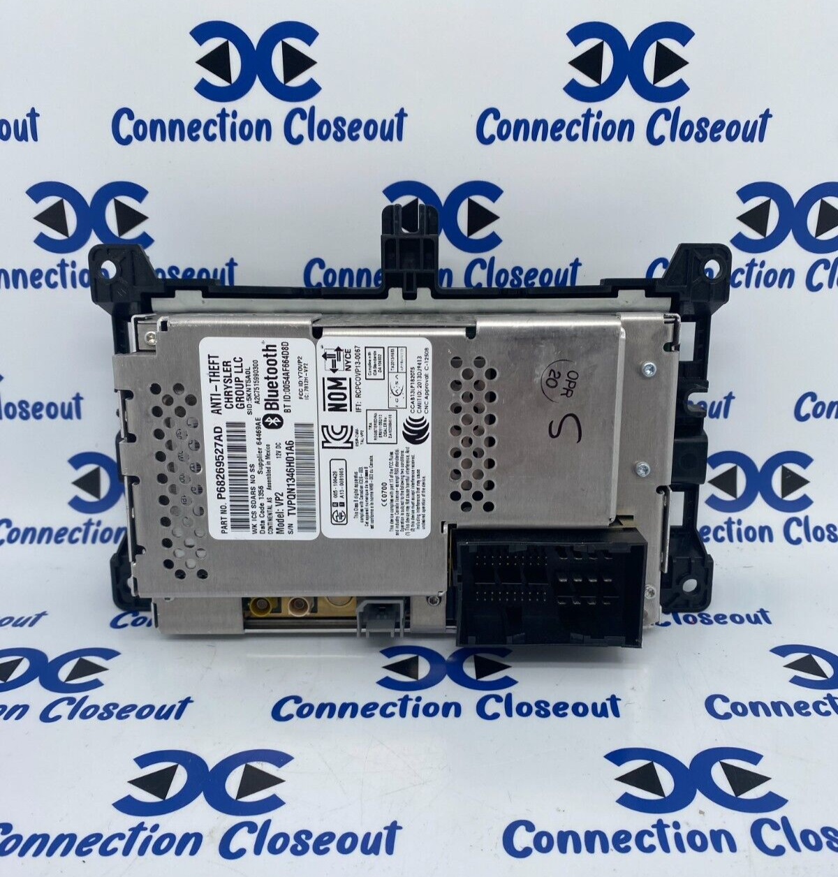 2015 Jeep Grand Cherokee VP2 5" Touch Screen FM SAT Radio Receiver (68269527AD)
