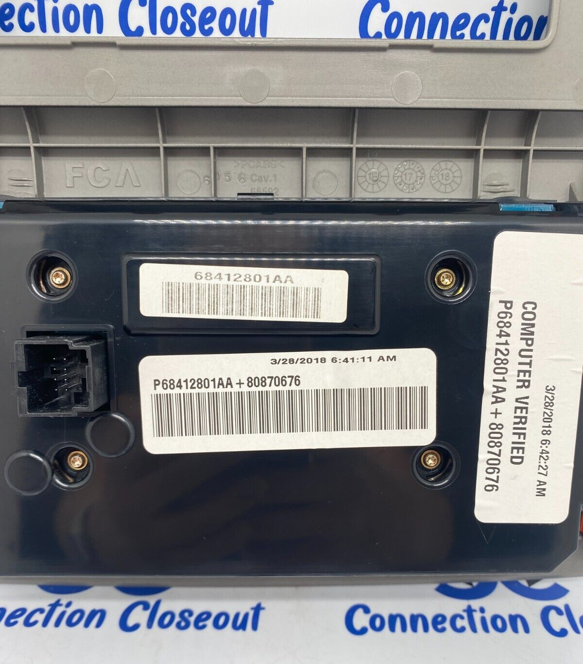 ✅ 2018- 2022 Jeep Grand Cherokee Bezel A/C Heater Control (68412801AA)