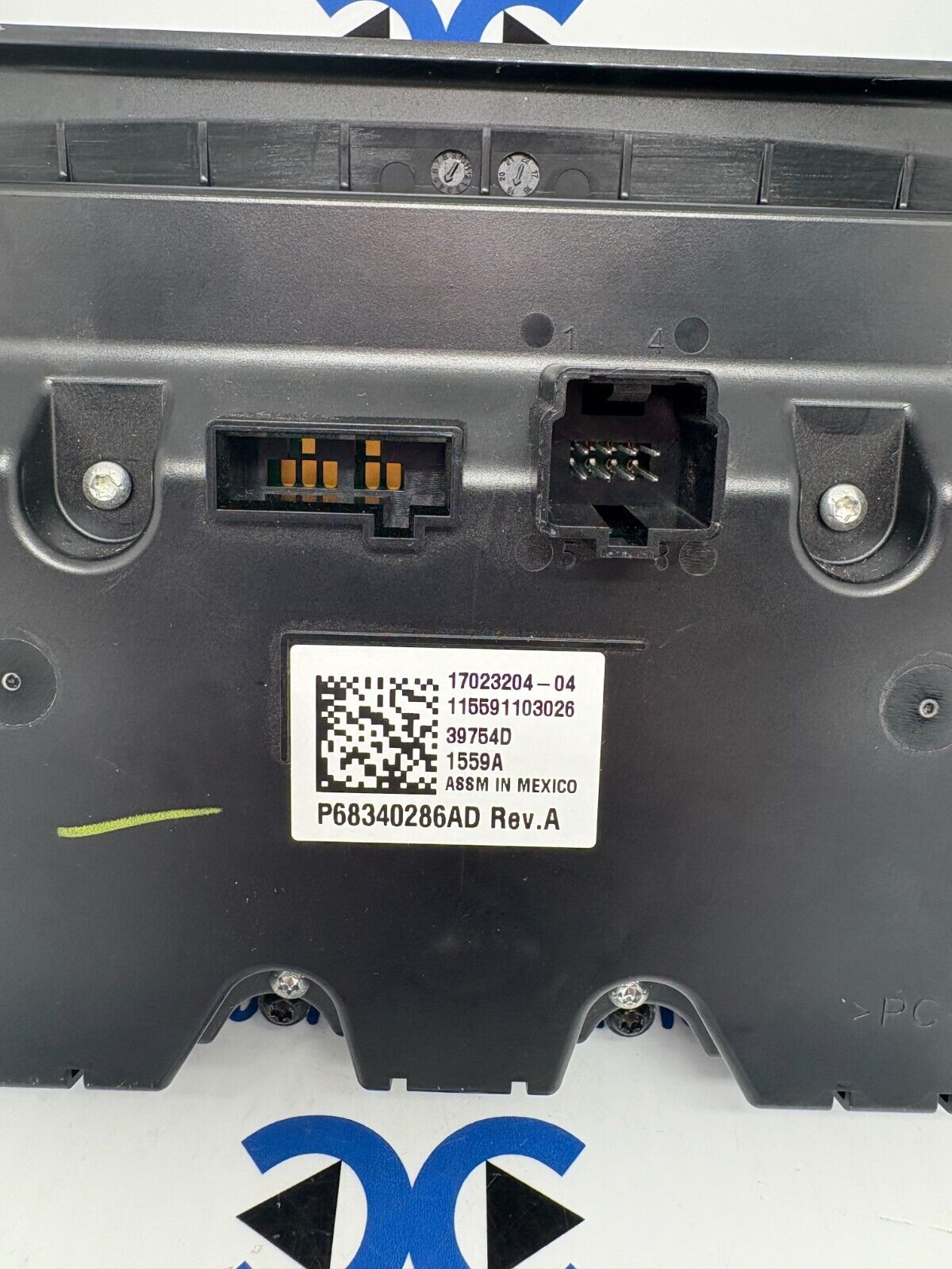 2019- 2024 RAM AC Heater Climate Center Stack Controls 68340286AD
