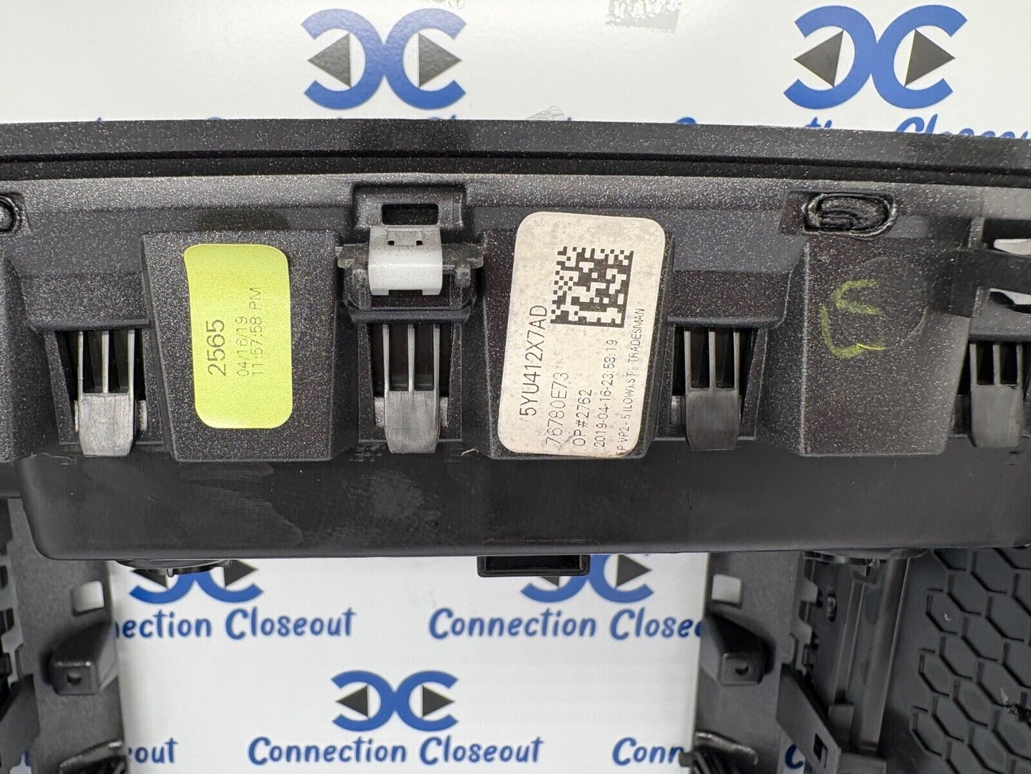 2019- 2024 RAM 1500 2500 3500 Instrument Panel Radio Bezel OEM 5YU412X7AD