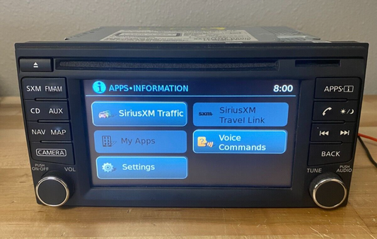 2015 Nissan Sentra NV 1500 2500 3500 Sentra Navigation SAT Radio (25915-9JF0B)