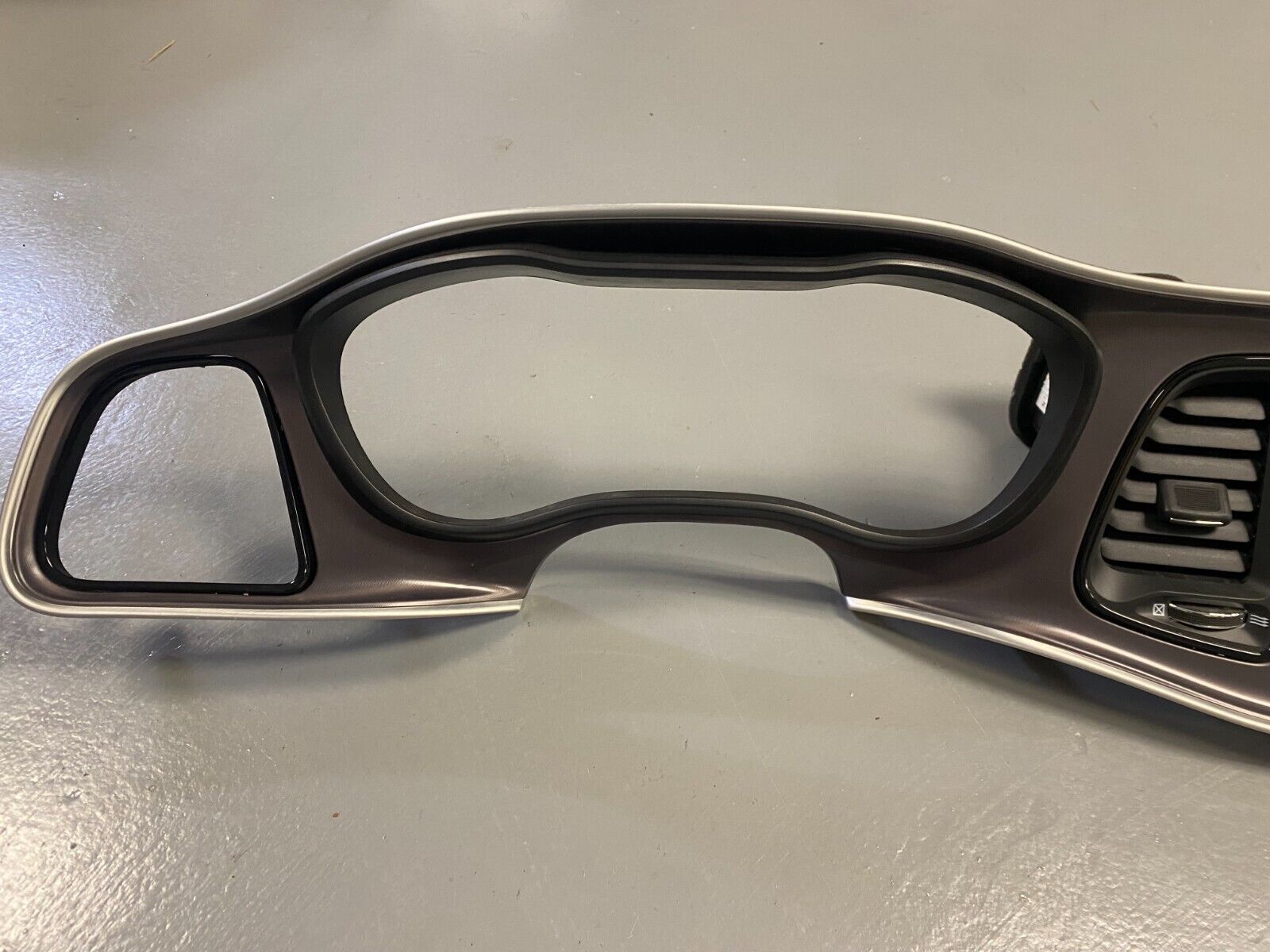 2015- 2021 Dodge Challenger Dashboard Speedometer Bezel Trim OEM (A0002741X9AA)