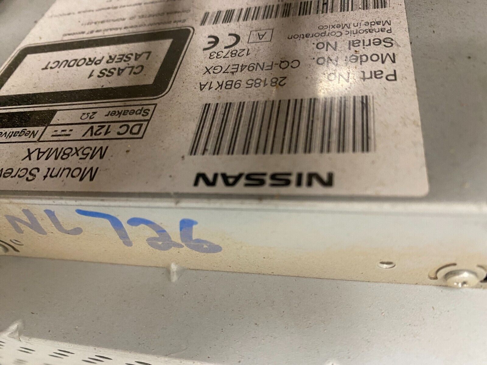 ✅ 28185-9BK1A 2015- 2016 Nissan Multi Media Radio & Bezel