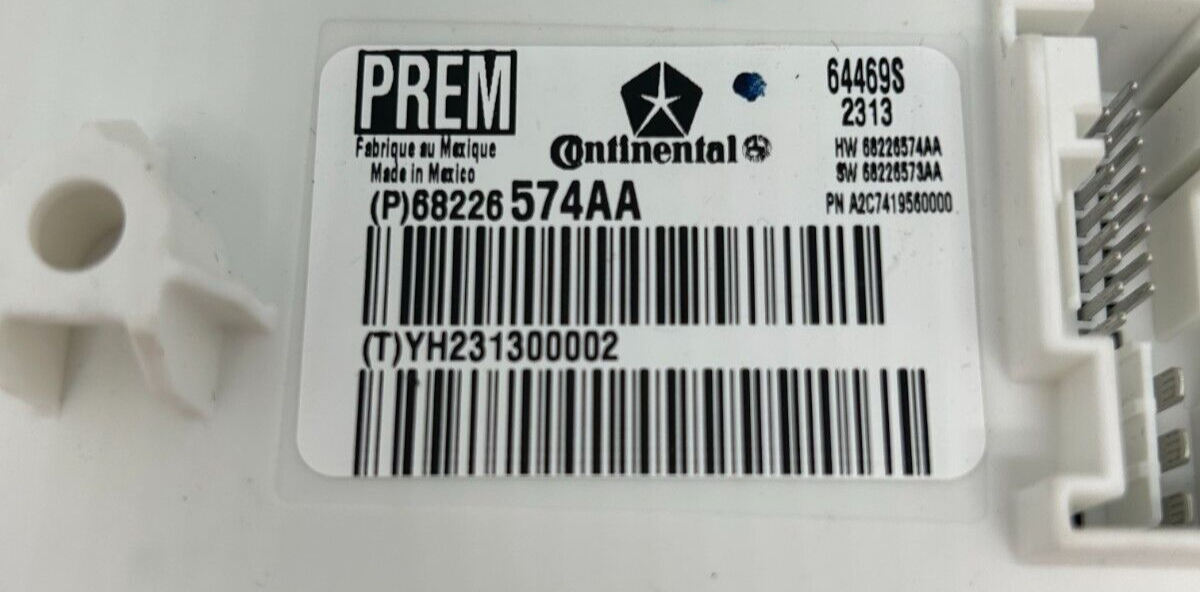 2014 Chrysler Dodge Body Controller Module BCM OEM 68226574AA
