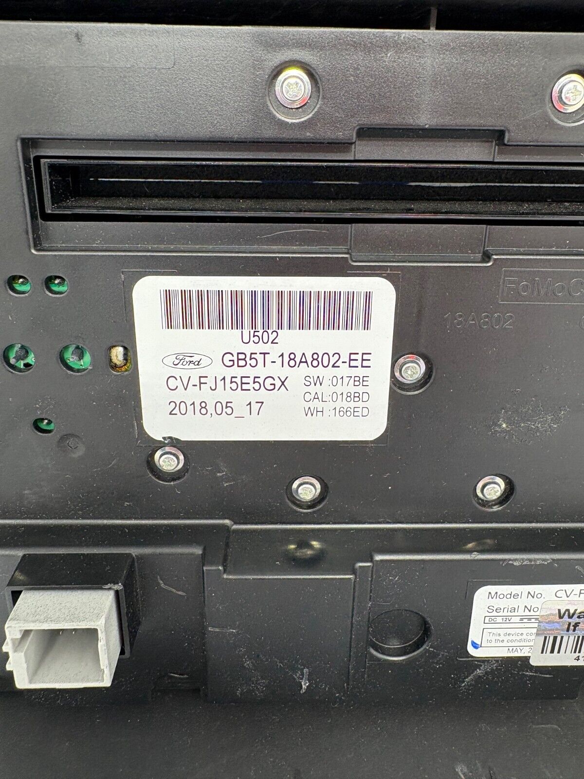 2015- 2018 Ford Explorer Audio Radio Bezel & Climate Control OEM GB5T18A802EE
