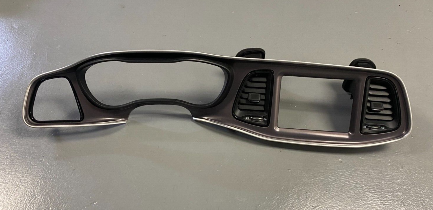 2015- 2021 Dodge Challenger Dashboard Speedometer Bezel Trim OEM (A0002741X9AA)