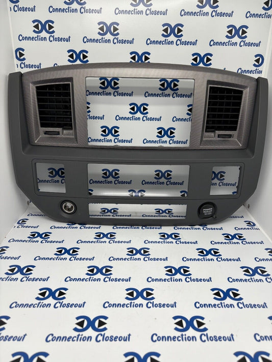 2006- 2009 DODGE RAM 1500 2500 3500 INSTRUMENT PANEL BEZEL 1CP581DHAB