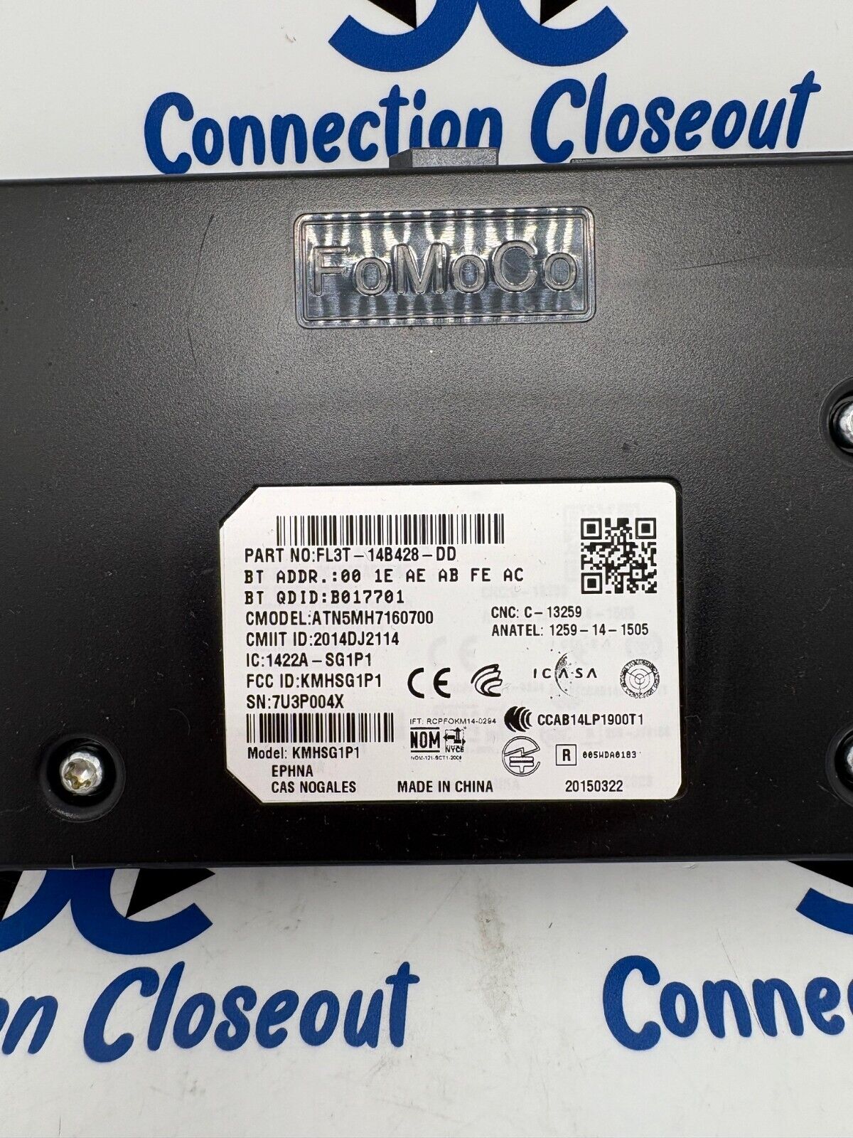 2015 Ford F150 F-150 Communication Control Module FL3T-14B428-DD