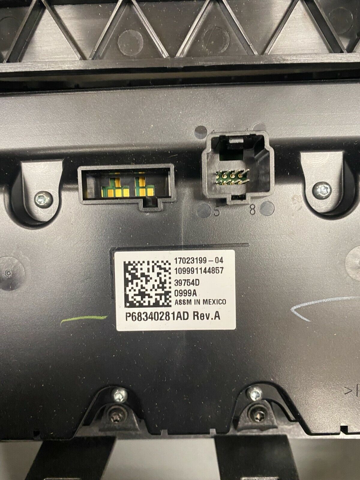 ✅ 2019- 2022 RAM 1500 2500 3500 Radio Bezel & Climate Control OEM (5YU473XRAD)
