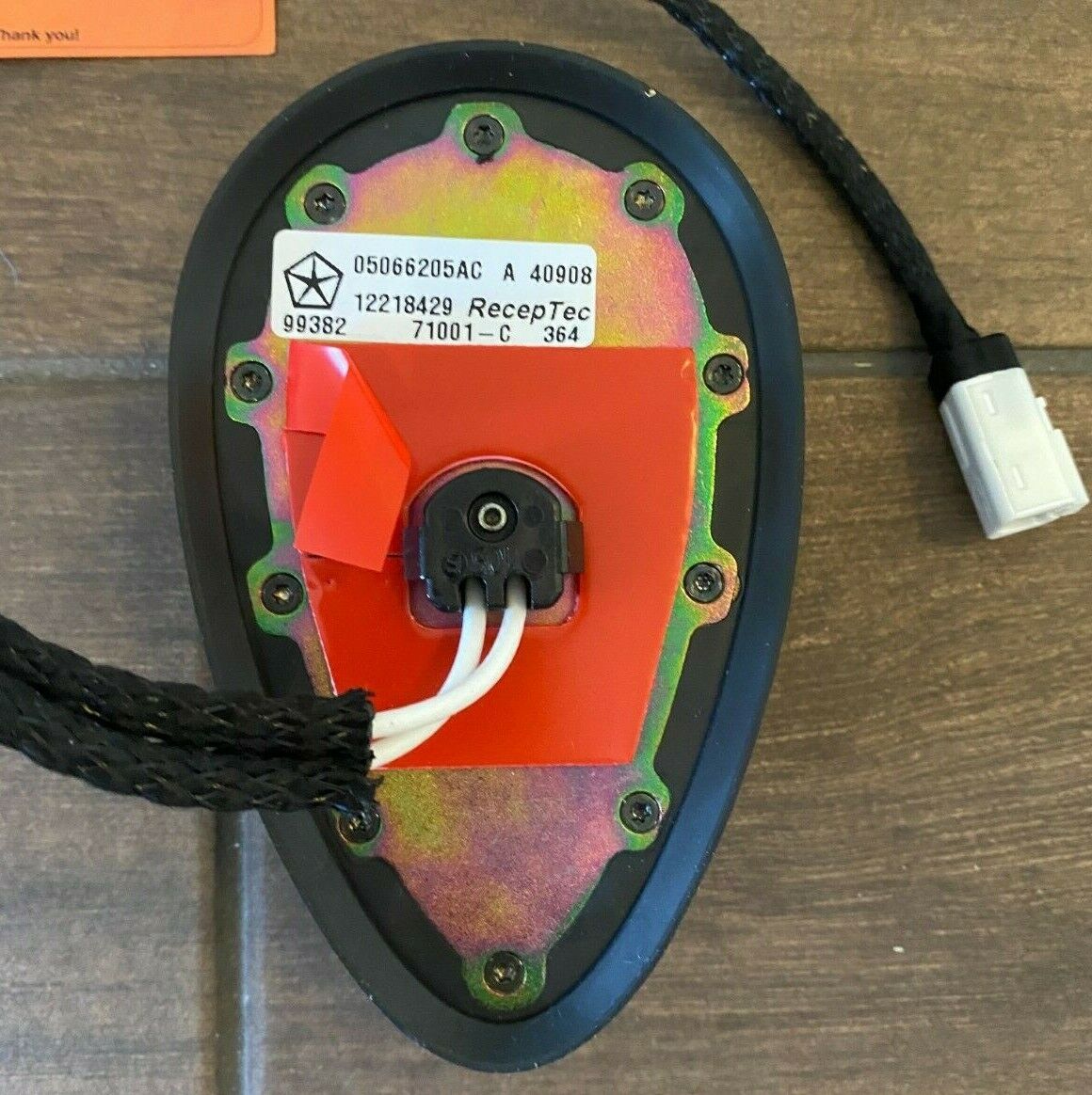 2005- 2007 Dodge Chrysler Jeep Sirius Radio Receiver Kit OEM (82206488AA)