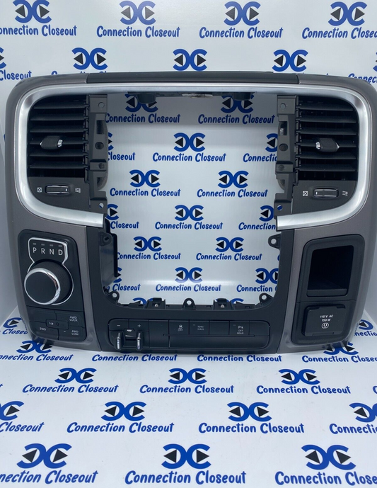 ✅ 2021 2022 RAM 1500 Genuine Mopar Instrument Panel Radio Bezel (1VY952X9AI)