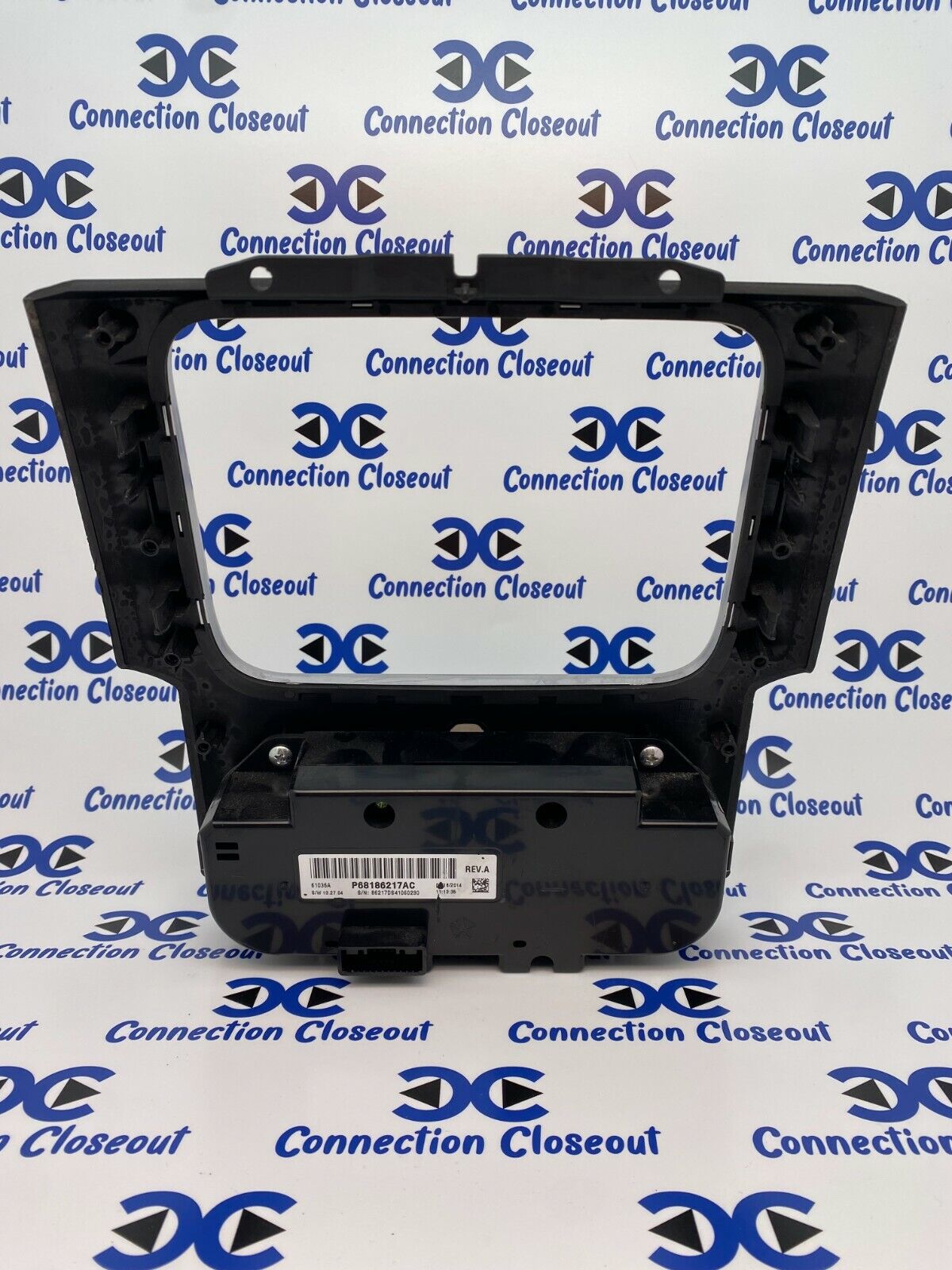 ✅ 2014- 2018 RAM 1500 Genuine MOPAR Radio Bezel & AC Controls 68186217AC