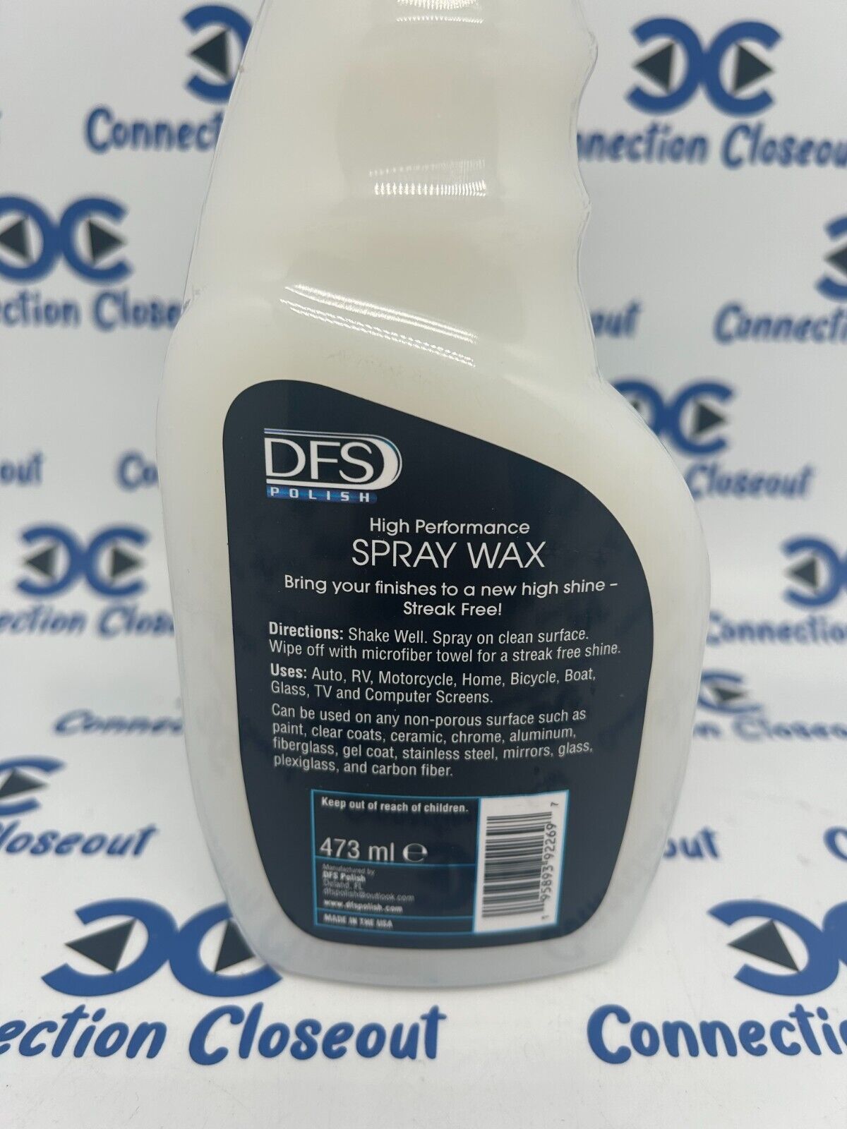 DFS Polish High Performance Spray Wax Bottle