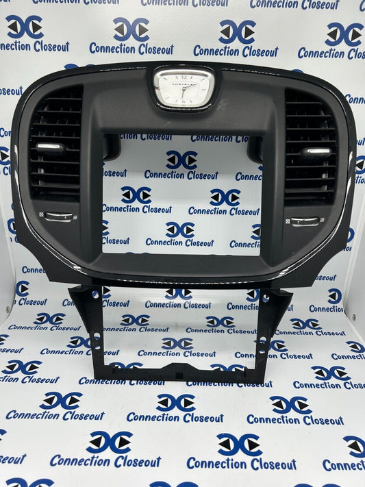 ✅ 2011- 2014 Chrysler 300 Black Dash 8.4" Radio Bezel Vents & Clock (68148614AA)