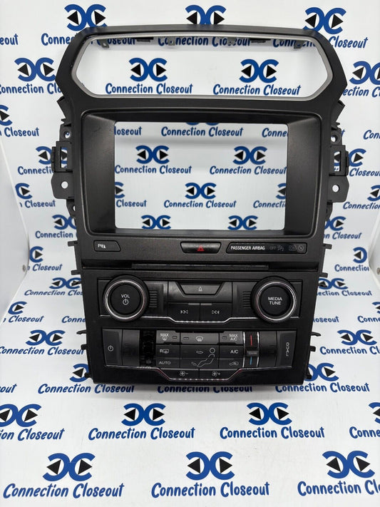 2015- 2018 Ford Explorer Audio Radio Bezel & Climate Control OEM GB5T18A802EE