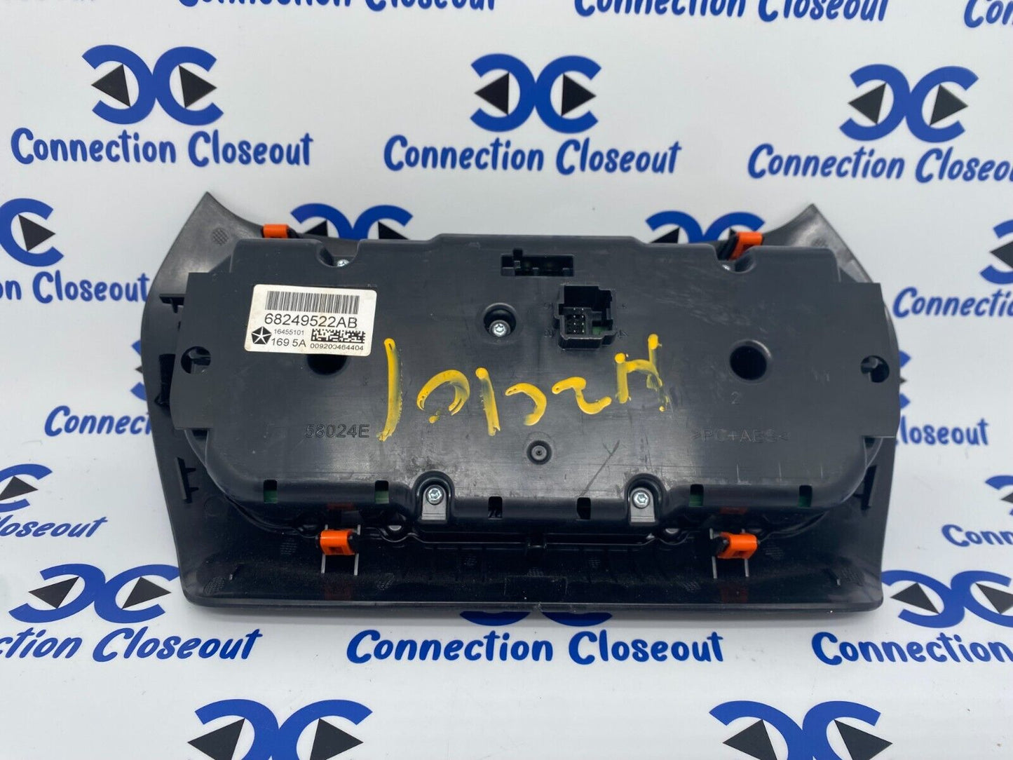 2015- 2018 Jeep Cherokee Climate Control HVAC Center Stack (68249522AB)