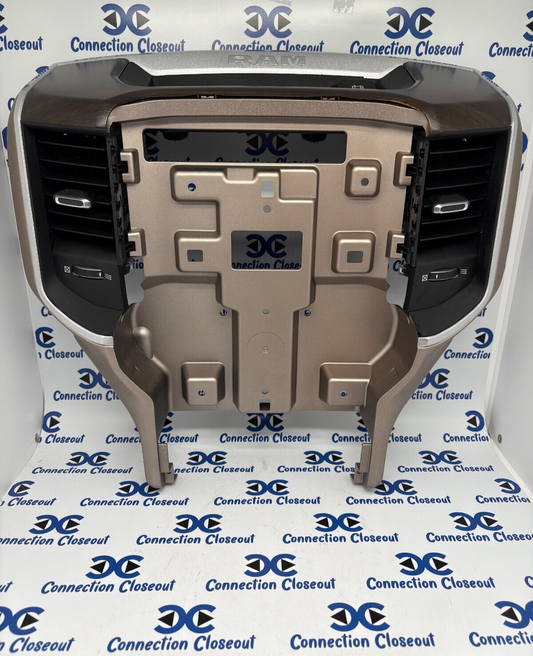 2021- 2024 RAM 1500 2500 3500 Mopar Instrument Panel 12in Radio Bezel 7BU482N1AA