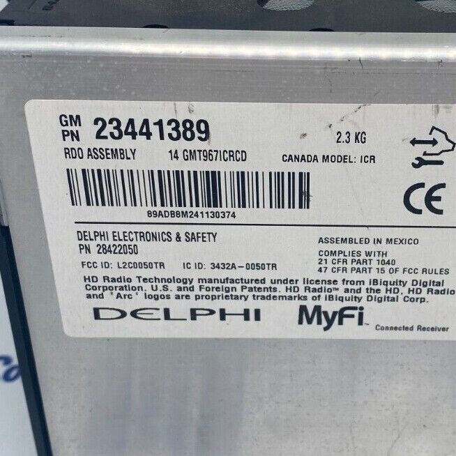 2013- 2016 Chevrolet Buick OEM Touch Screen Radio (23441389)