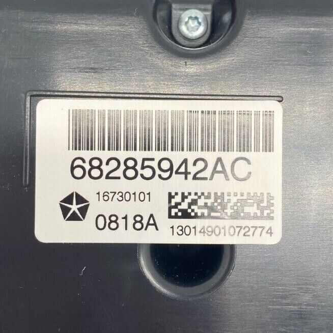 2019- 2023 Jeep Cherokee Vehicle Feature Controls Center Stack 68285942AC