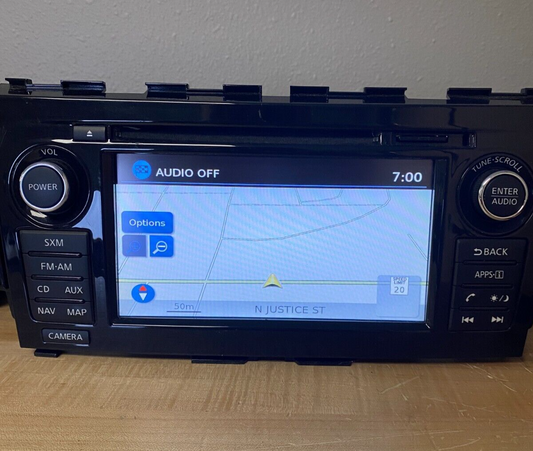 2015 Nissan Altima Bosch Navigation Radio CD Player Receiver TESTED (259159HP1B)