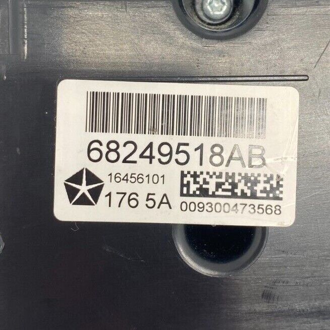 2015- 2018 Jeep Cherokee Vehicle Feature Controls Center Stack OEM 68249518AB