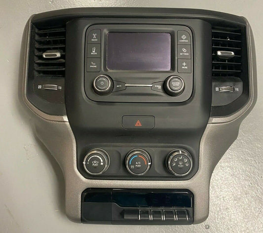 ✅ 68428534 2020 RAM 1500 Multi Media Radio Bezel Climate Control OEM