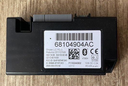 2011- 2018 Chrysler Dodge Jeep RAM Uconnect Module (68104904AC)