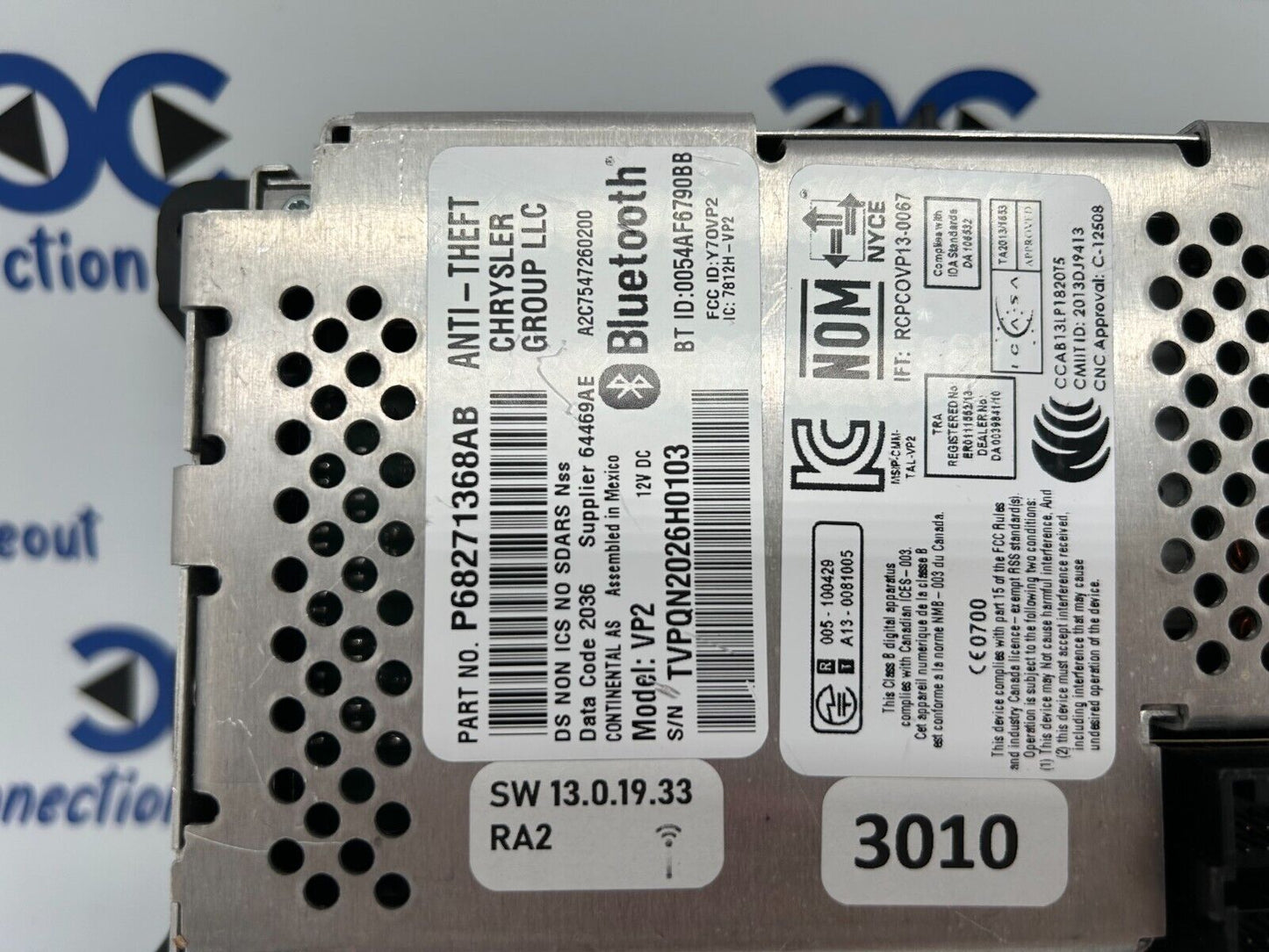 2019- 2020 RAM 1500 Classic Genuine Mopar Multi Media Radio (68271368AB)