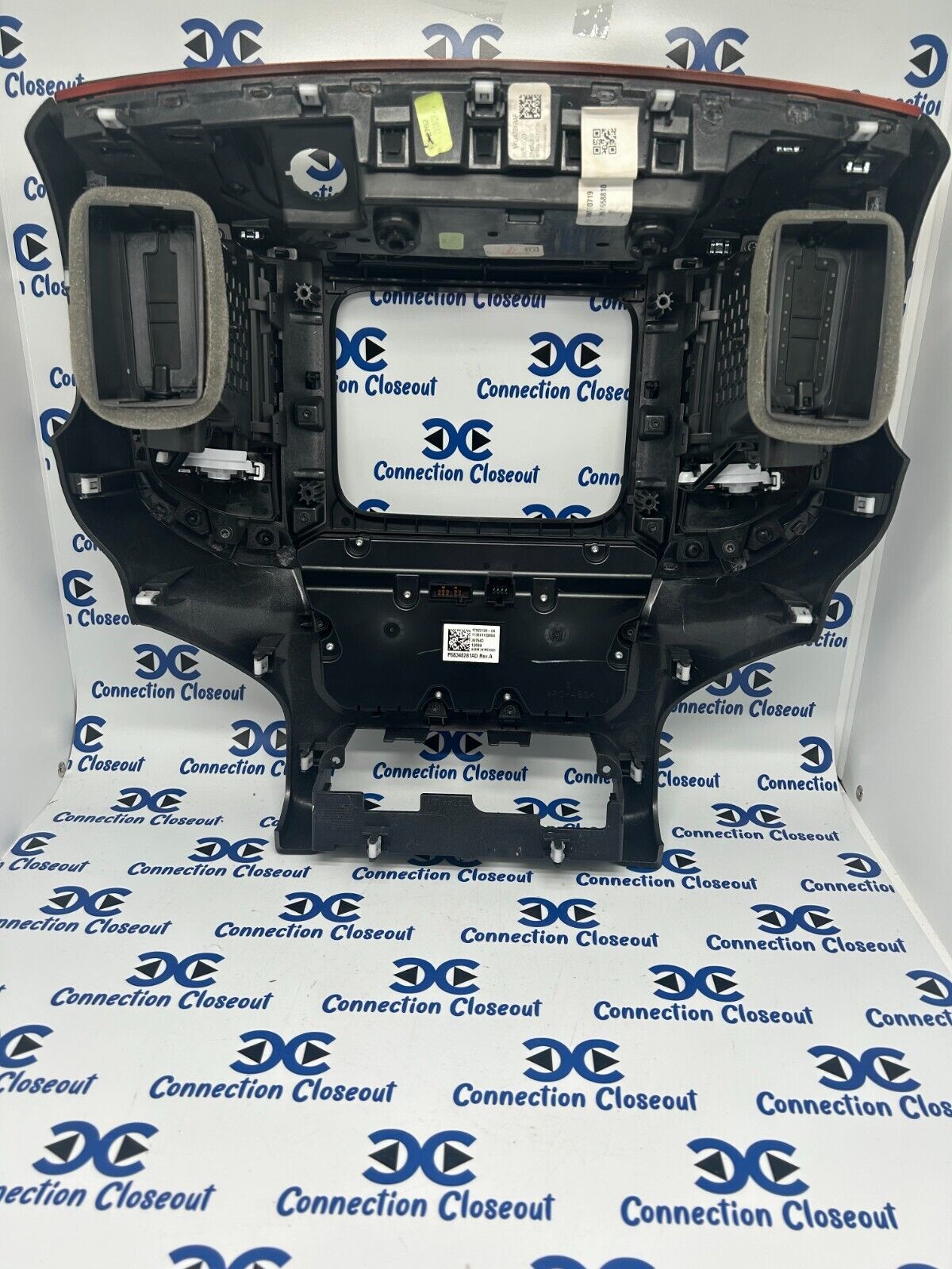 ✅ 2019- 2023 RAM 1500 Instrument Panel Radio Bezel Red Trim & AC OEM 5YU473XRAF