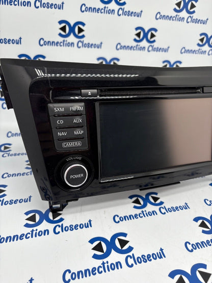 2016- 2018 Nissan Rogue  OEM/Navigation/AM FM XM Radio CD Player 259159TB2A 