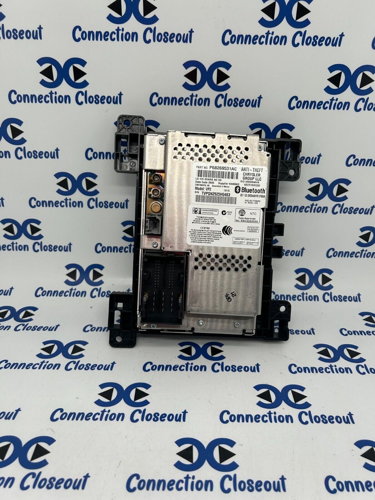 2016- 2017 Dodge Charger Challenger AM FM VP2 OEM Radio Display 68269531AC