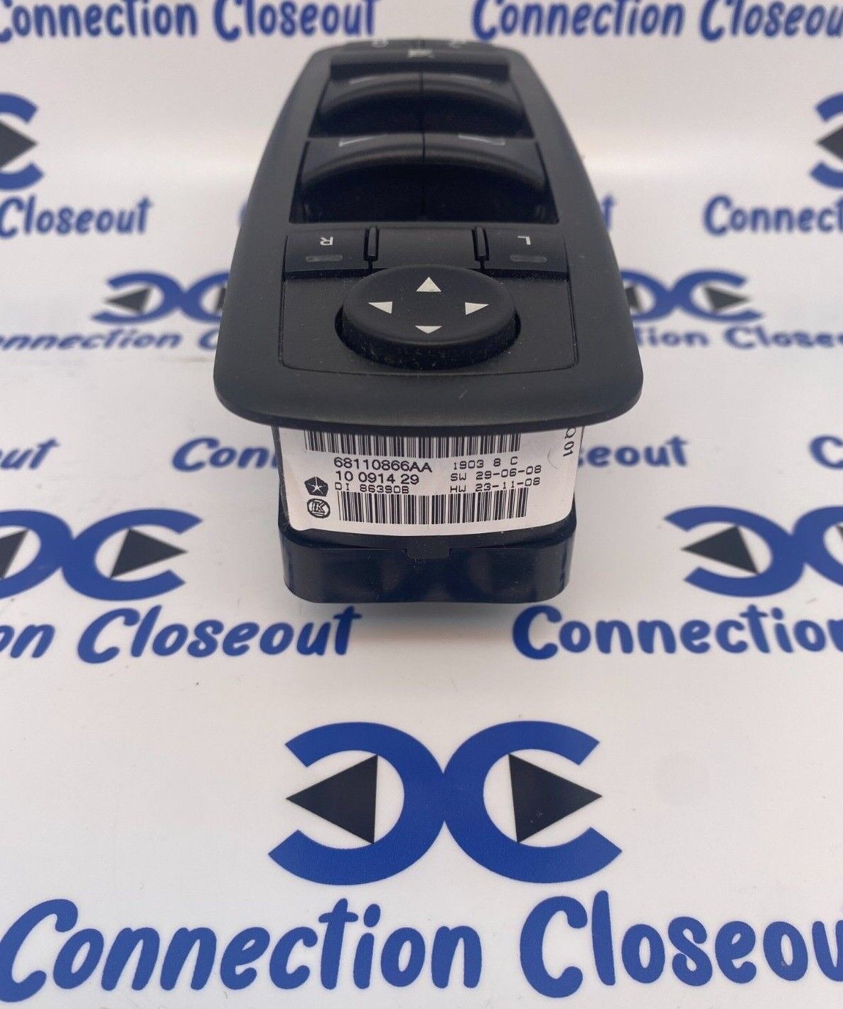 2012- 2020 Chrysler Dodge RAM Window Switch Front Driver (68110866AA)