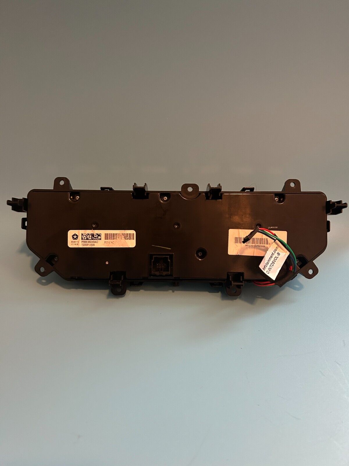 2018+ Jeep Wrangler OEM Temperature Control Panel (6BE36DX9AC)