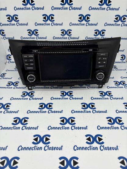 2017 2018 Nissan Rogue Audio Radio Navigation Control Screen 259156FL0A OEM